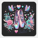 Recherche de chaussures noires autocollants Ballerine