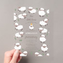 Recherche de moutons mignons invitations Neutre