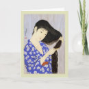 Recherche de fille geisha vœux cartes Japonais