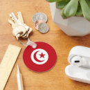 Recherche de la tunisie porteclés Rouge