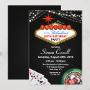 Recherche de de vegas anniversaire invitations Poker