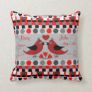 Recherche de texte et coeurs romantiques coussins Pour eux