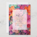 Recherche de fuschia mariage invitations Aquarelle