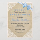 Recherche de vintage lace bridal shower invitations Rustique