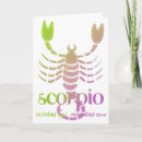 Recherche de scorpion anniversaire cartes novembre