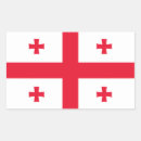 Recherche de drapeau de la géorgie autocollants Géorgien