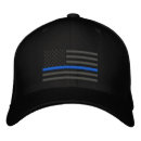 Recherche de fine casquettes Ligne bleue mince