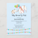 Recherche de blue elephant baby shower invitations Longue distance