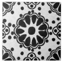 Recherche de floral noir blanc carreaux Rustique