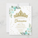 Recherche de tiara quinceanera invitations Aquarelle