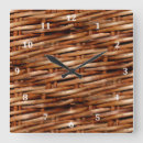 Recherche de canne horloges Bois rustique