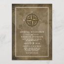 Recherche de boussole nautique invitations Vintage