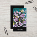 Recherche de peinture de fleurs cartes visite Bouquet