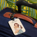 Recherche de jolie fille bagages étiquettes Pour tous