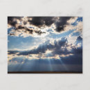 Recherche de rayons de soleil cartes postales Nuages