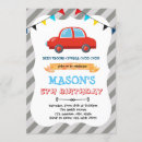 Recherche de voiture rouge invitations De transport