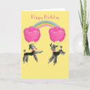 Recherche de chien jaune vœux cartes Caniche