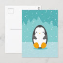 Recherche de pingouins mignons cartes postales Oiseau