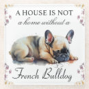 Recherche de bouledogue francais dessous de verres Frenchie