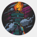 Recherche de liberté de dame autocollants New york