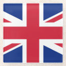Recherche de drapeau britannique dessous de verres Blanc