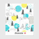 Recherche de motif scandinave autocollants Hiver