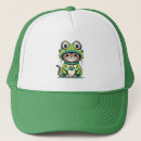 Recherche de grenouille mignonne casquettes Dessin