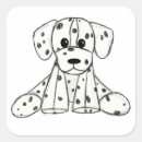 Recherche de chien noir blanc autocollants Plan