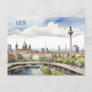 Recherche de porte de brandenburg cartes postales Aquarelle
