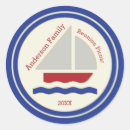 Recherche de voilier bleu autocollants Nautique