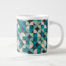 Recherche de motif des années 60 tasses Géométrique