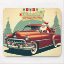 Recherche de voiture rouge tapis souris Vintage