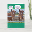 Recherche de drôle cheval anniversaire cartes animal