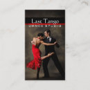 Recherche de instructeur de danse cartes visite Tango