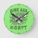 Recherche de réseau horloges Rick and morty