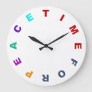 Recherche de peace horloges Flower power