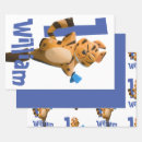 Recherche de tigre de bébé papier cadeau Pour enfants