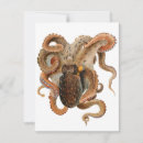 Recherche de poulpe vintage invitations Tentacules