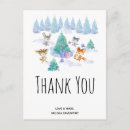 Recherche de lapin neige vœux cartes Aquarelle