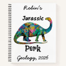 Recherche de paléontologie carnets Dinosaure