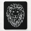Recherche de lion noir tapis souris Animal