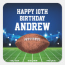 Recherche de anniversaire football autocollants Terrain de football