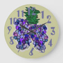 Recherche de raisins horloges Mur