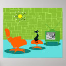 Recherche de chat noir et blanc art Amoureux des chats