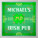 Recherche de shamrocks posters Vert