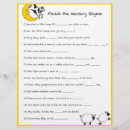 Recherche de nursery rhyme baby shower games Rimes de nurserie