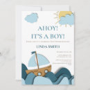 Recherche de boat baby shower invitations Marin