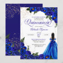 Recherche de blue floral anniversaire invitations Rose