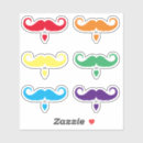 Recherche de moustaches autocollants Drôle