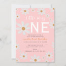 Recherche de little miss onederful invitations Fleurs de marguerite bohème